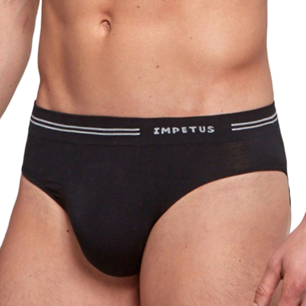 Slip Oeko Tex En Coton Stretch Essentials Noir Par Impetus