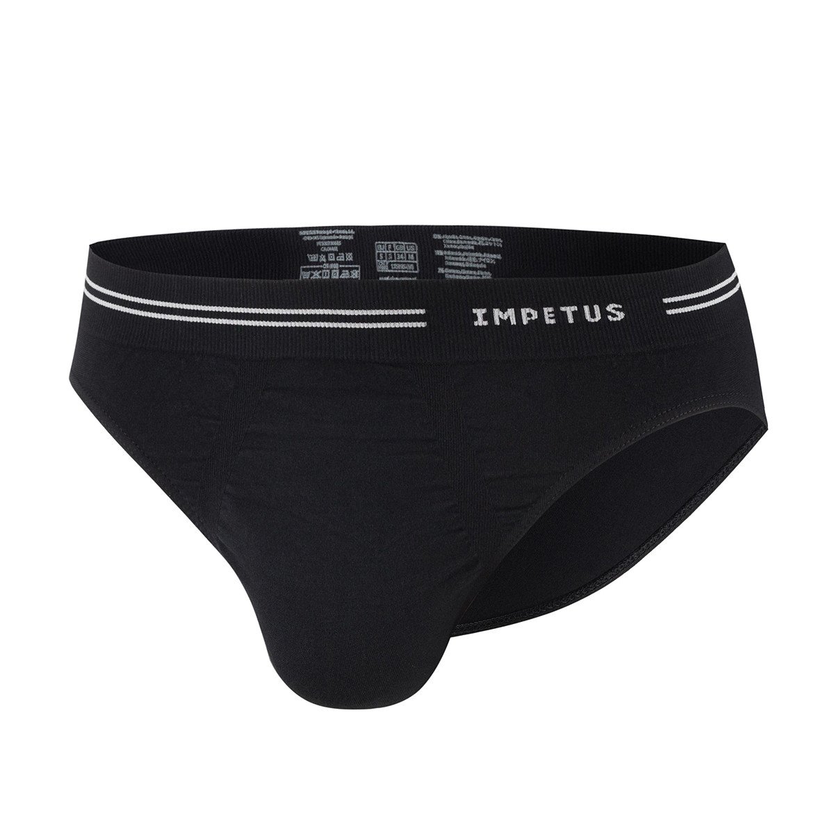 Slip Oeko Tex En Coton Stretch Essentials Noir Par Impetus