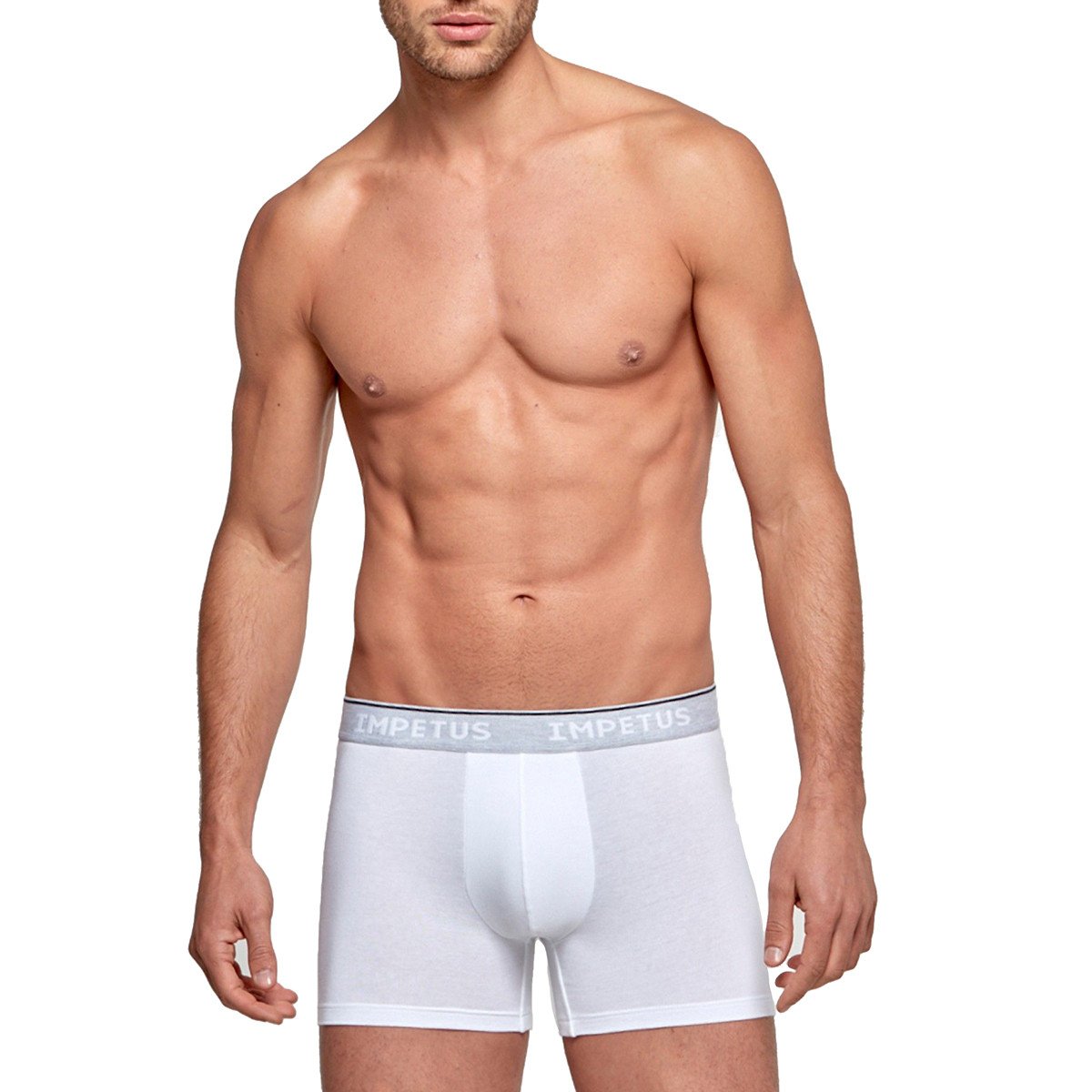 Boxer Bio Organique Oeko Tex Homme Confort Cotton Organic Blanc D Impetus