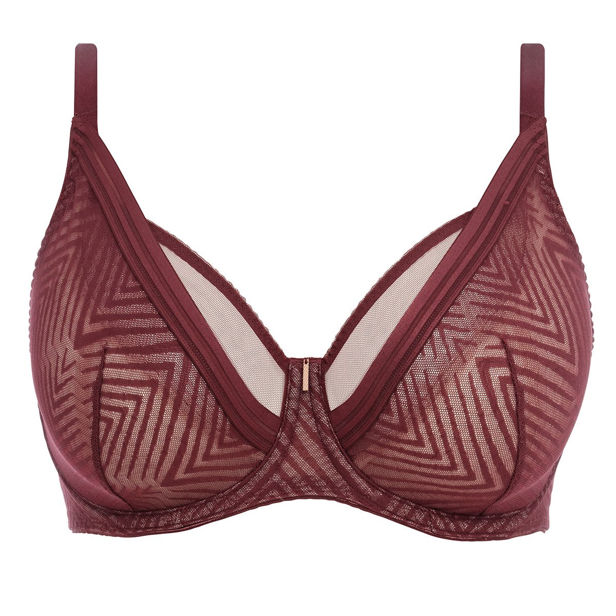 Soutien Gorge Foulard Plunge Armatures Tailored Dark Cherry Freya