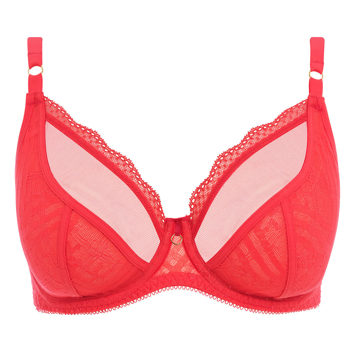 Soutien Gorge Plongeant Armatures Freya Fatale Chilli Red De Freya