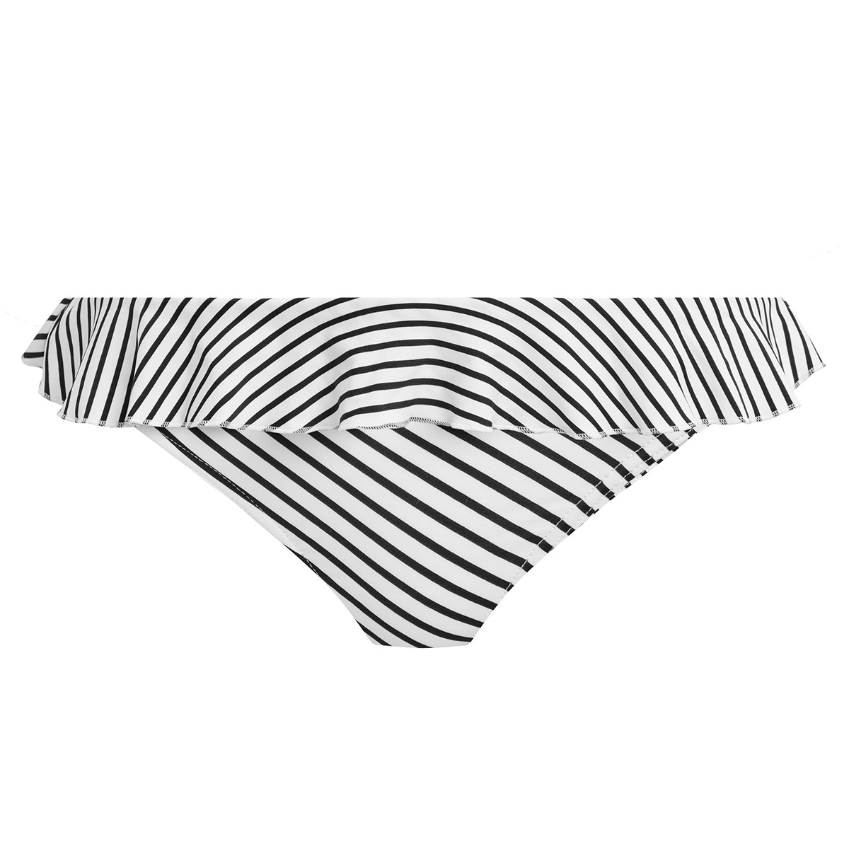 Bas De Bikini Volants Jewel Cove Stripe Black Freya Swim