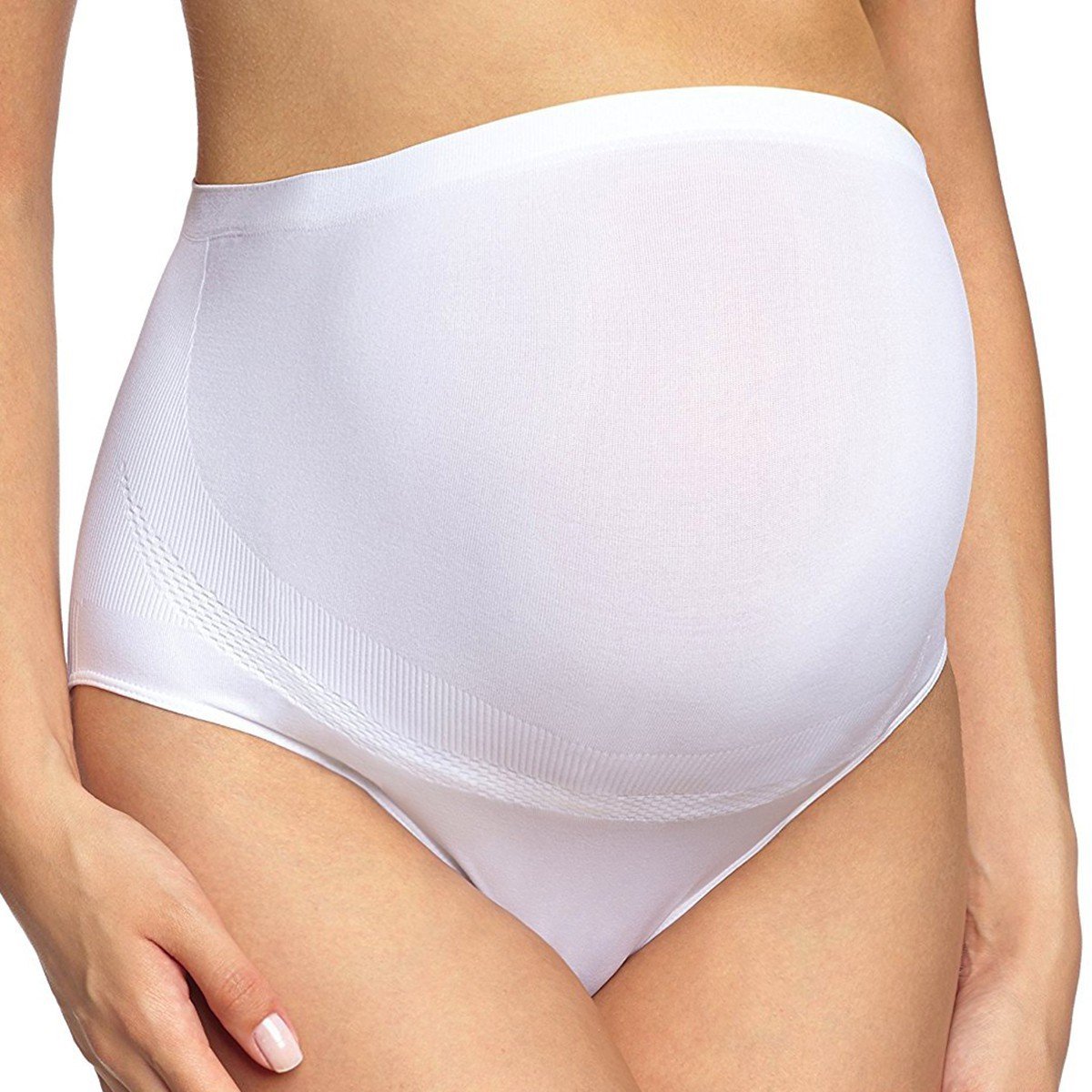 Culotte de maternité maxi coton blanc Blanc T4 de Balloon Paris, Slips de  grossesse : Aubert