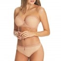 Soutien-gorge bandeau Idol allure café au lait