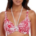 Haut de maillot plongeant à armatures Como sunset
