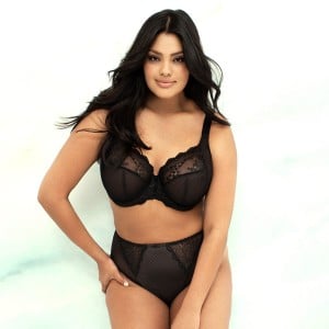 Soutien-gorge plongeant à armatures Charley noir consumer