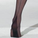 Bas couture pour porte-jarretelles Berlin noir 15 Den