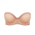 Soutien-gorge bandeau Idol allure café au lait packshot