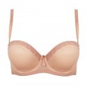 Soutien-gorge bandeau Idol allure café au lait packshot