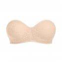 Soutien-gorge bandeau Halo lace naturally nude packshot