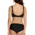Soutien-gorge balconnet rayé Idol noir