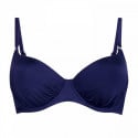 Haut de maillot minimiseur à armature Sole Shiny basics bleu nuit packshot