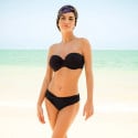 Bas de maillot de bain twisté Island Hopping Noir
