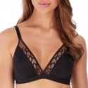 Soutien-gorge triangle sans armatures Lisse noir