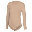 Body protection froid manches longues col rond Thermo beige packshot