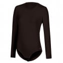 Body  anti froid manches longues Thermo marron packshot