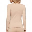 T-shirt anti froid manches longues col V Thermo beige