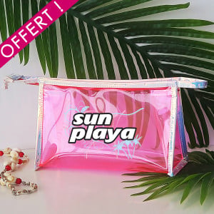 Pochette de bain transparente Sun Playa