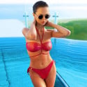 Ensemble maillot sexy 2 pièces Coralya rouge consumer