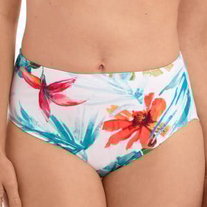 Bas de maillot de bain taille haute Kiawah island aquamarine