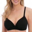 Haut de maillot de bain plongeant Ottawa noir