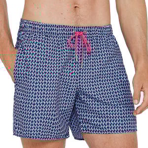 Short de bain homme imprimé Beausoleil bleu