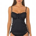 Haut de maillot tankini sans armatures Eva noir