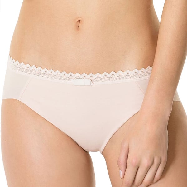 Culotte en coton finitions sans coutures Oxygène coton nude