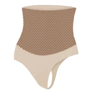 Gaine string taille haute Justine Nude packshot