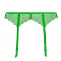 Porte-jarretelle en dentelle Temptress poison green packshot