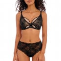 Culotte brésilienne taille haute dos original Freya Fatale noir