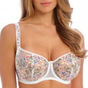 Soutien-gorge corbeille avec broderies florales Aurélia blanc
