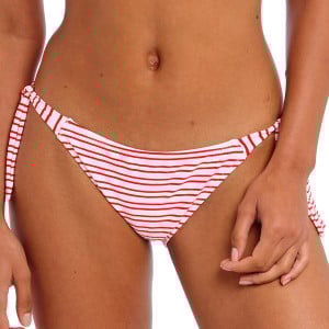 Bas de maillot rayé à nouettes New shores chilli