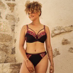 Soutien-gorge emboitant à armatures Virtual sunset noir consumer