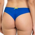 String brésilien bleu en transparence Tulle Bluette