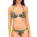 Ensemble maillot de bain 2 pièces push-up Magic Stars vert