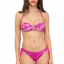 Ensemble maillot de bain 2 pièces bandeau Army Mood fuchsia