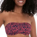 Haut de maillot bandeau avec armatures Bella Bois de rose