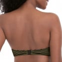 Haut de maillot bandeau avec armatures Cassie Vert olive