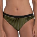 Bas de maillot de bain rayé Ebby Vert olive