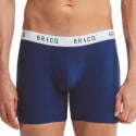 Boxer long homme en coton Basic Range Navy