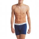 Boxer long homme en coton Basic Range Navy
