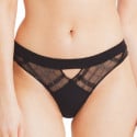 Culotte avec broderies scintillantes Albanach Noir