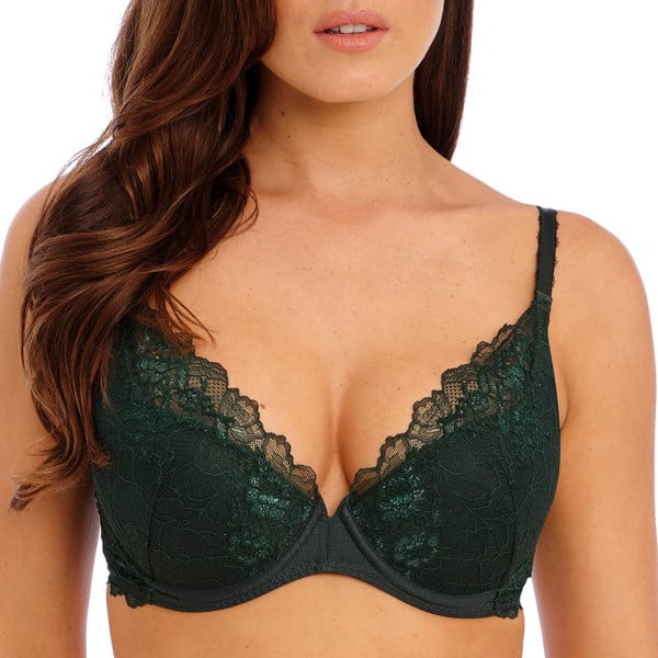 Soutien-gorge push-up plongeant Lace Perfection Botanical Green