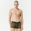 Boxer court homme tulle et broderies françaises Tribal Kaki consumer