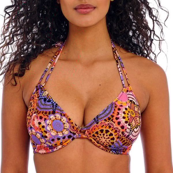 Haut de maillot de bain tour de cou Santiago Nights Multi