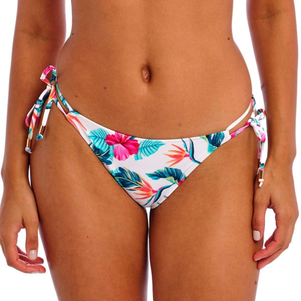 Bas de maillot de bain Palm Paradise White