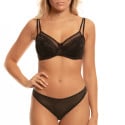 String ficelle en micro-résille Sens Dessus Dessous Noir