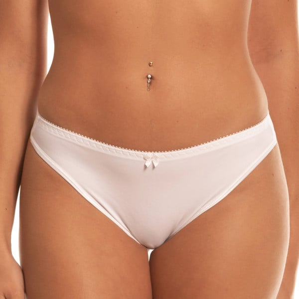 Tanga basique invisible Synergie Blanc