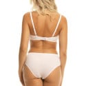 Culotte en coton grande taille coupe midi En Douce Blanc